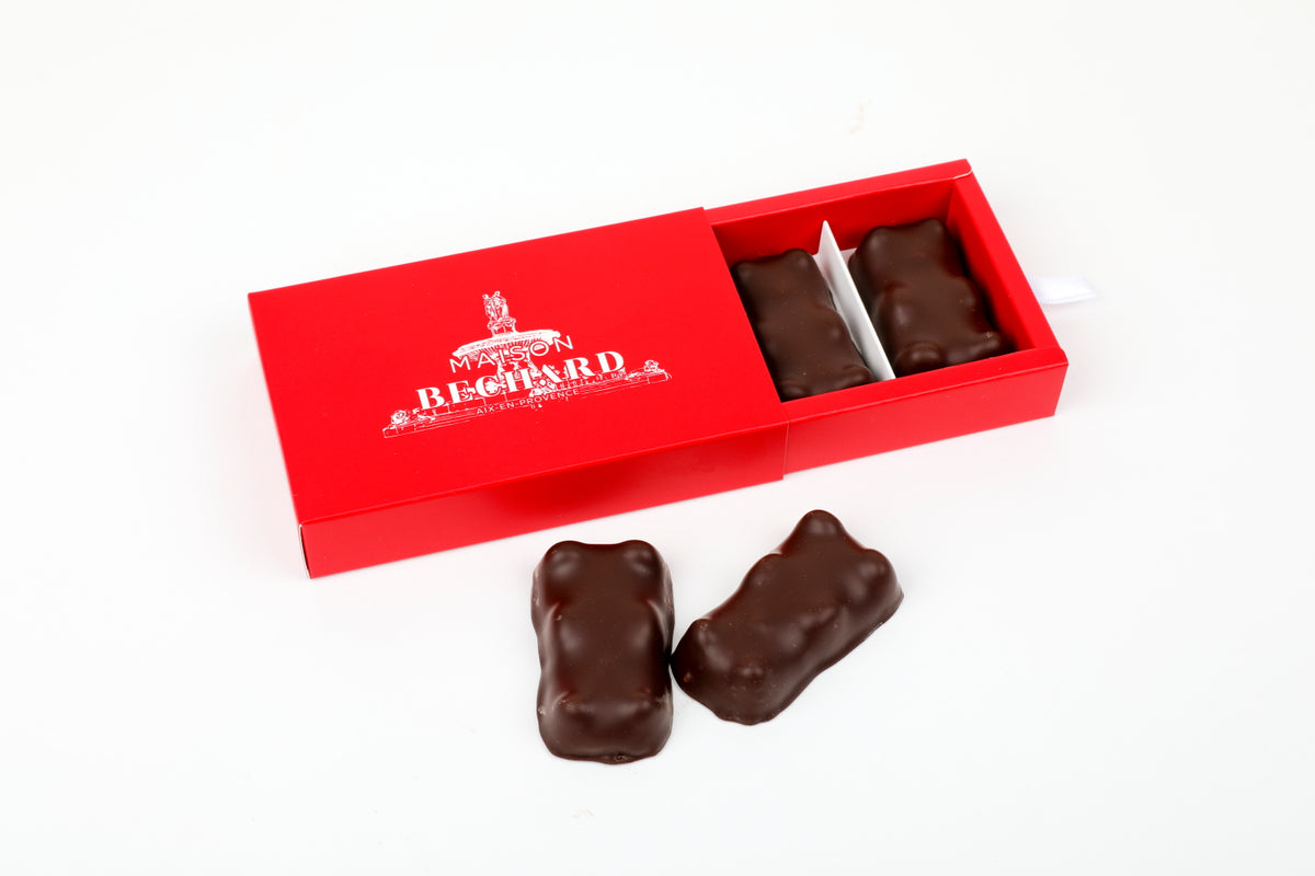 Boîte de 3 oursons Guimauve au chocolat
