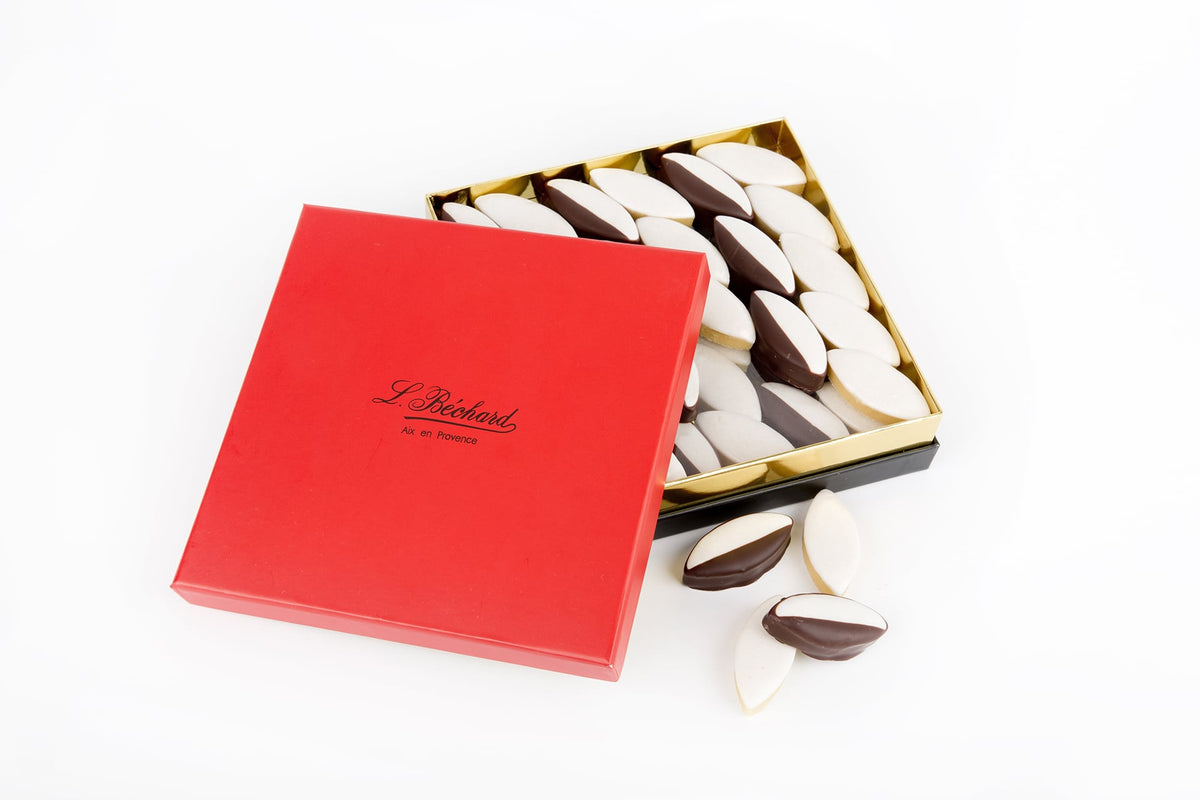 Calissons au chocolat - Boîte carrée Luxe
