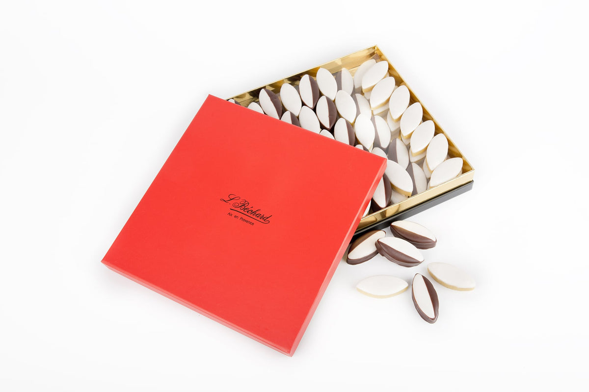 Calissons au chocolat - Boîte carrée Luxe